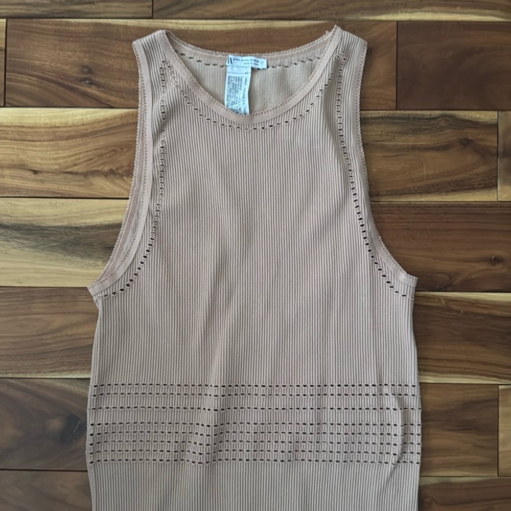 Zara ribbed cutout mini dress